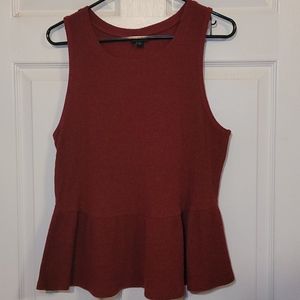 Flowy red torrid tank